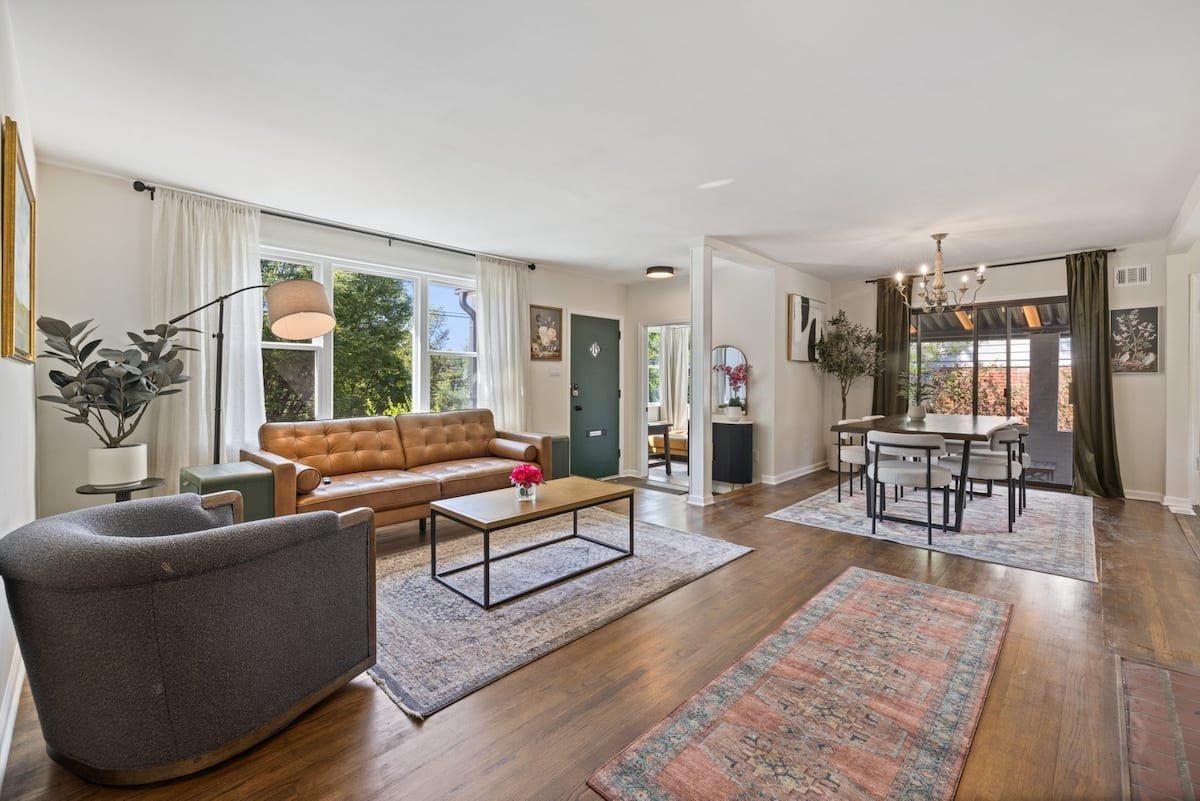 The Roosevelt House living room in Chevy Chase