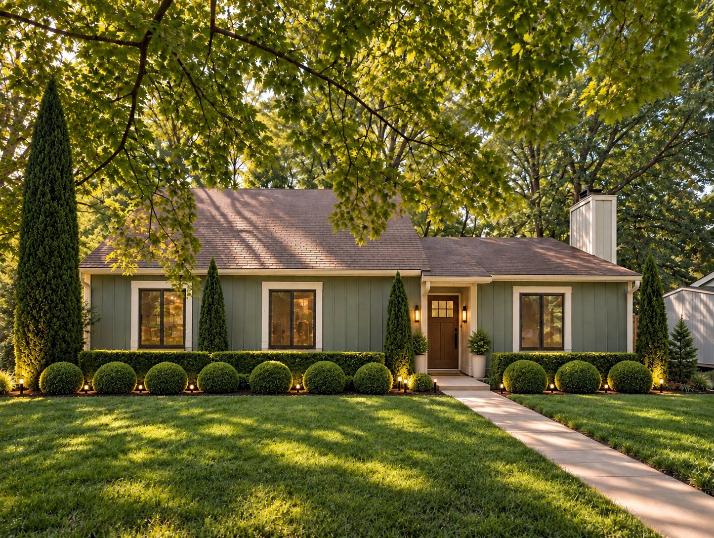 The Little Green House, a furnished rental home in Reston, VA